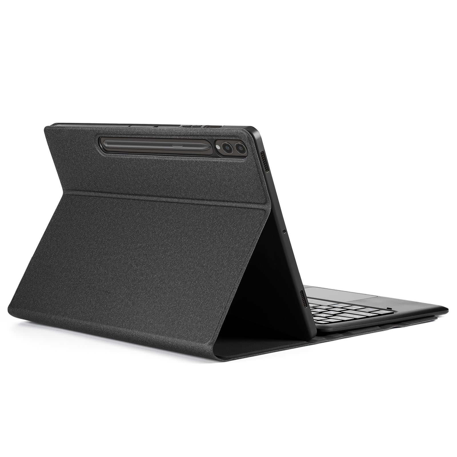 DUX DUCIS For Samsung Galaxy Tab S9+ / S9 FE+ Leather Folio Cover Stand Tablet Case + Detachable Bluetooth Keyboard with Touchpad