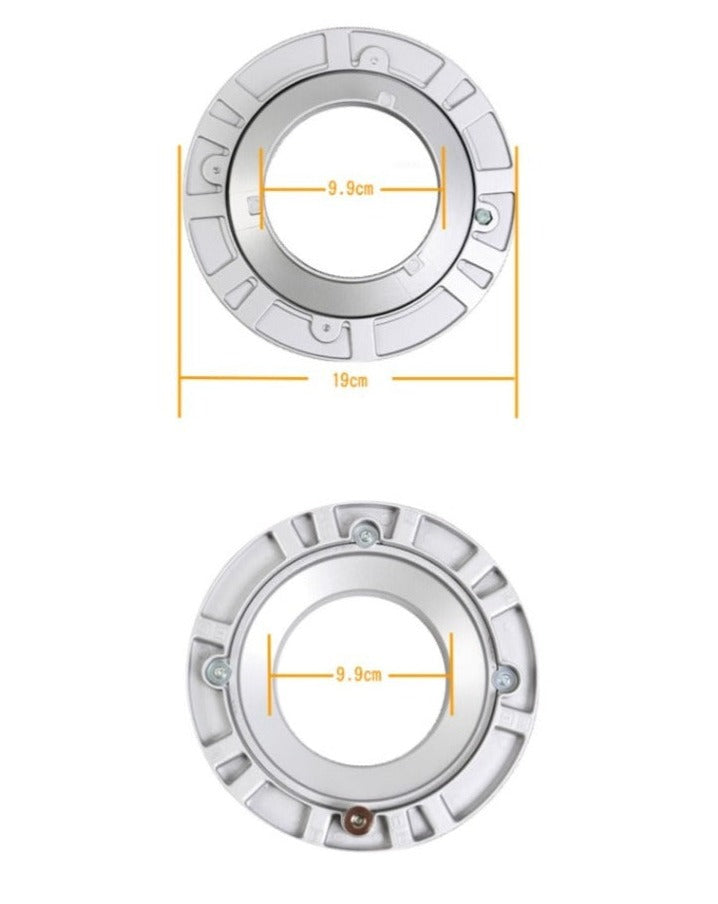 Bowens Mount Speed Ring Adapter Studio Accessory for LED