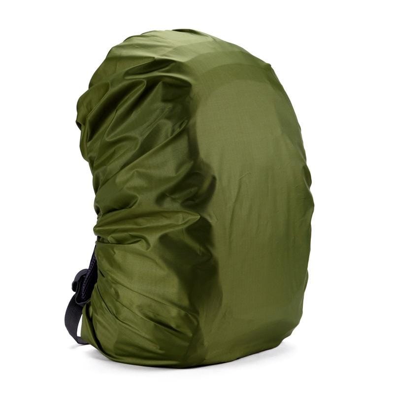 Waterproof Dustproof Backpack Rain Cover Portable Ultralight Outdoor Tools Hiking Protective Cover 80L (Arm Green)