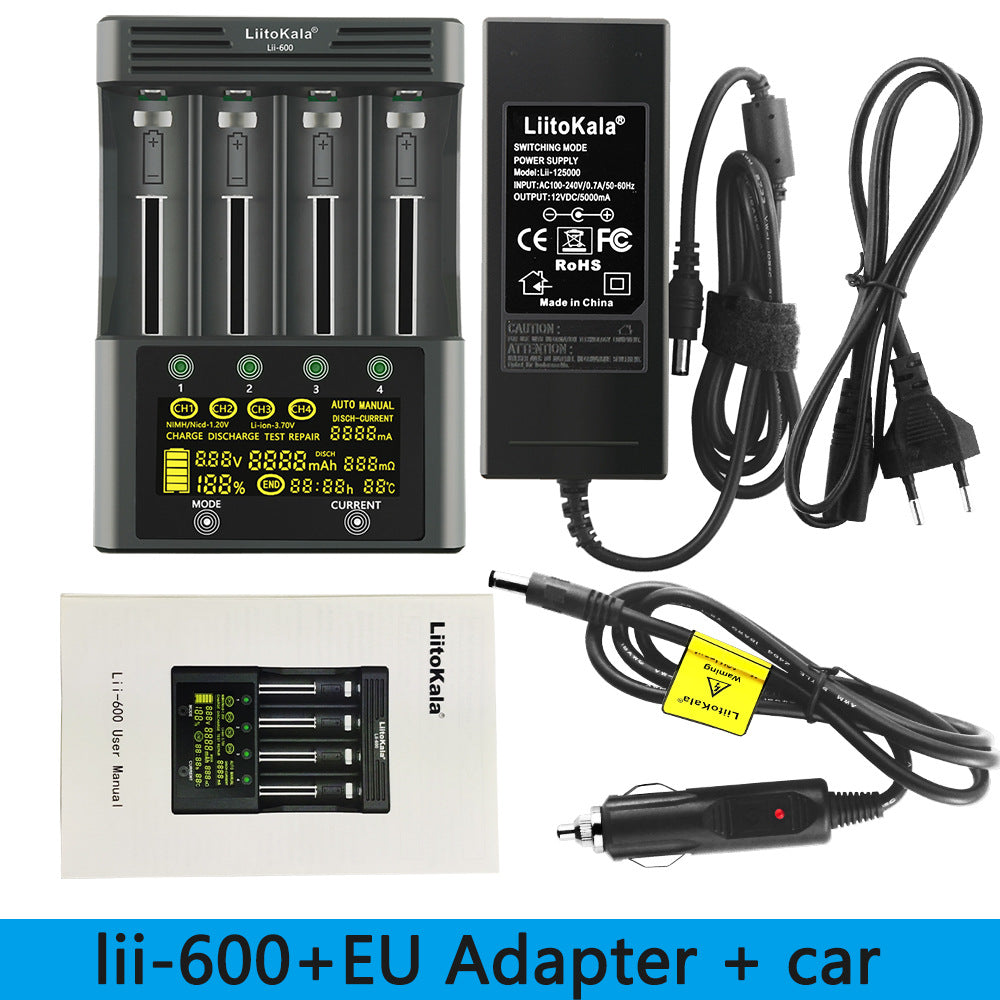 LiitoKala lii-600 LCD Lithium Battery Charger