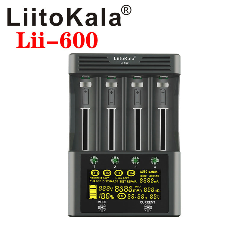 LiitoKala lii-600 LCD Lithium Battery Charger