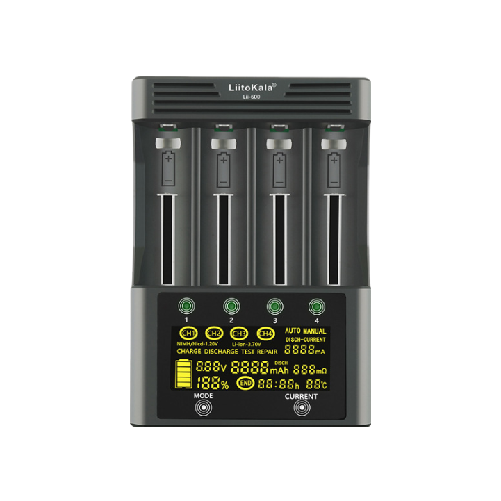 LiitoKala lii-600 LCD Lithium Battery Charger