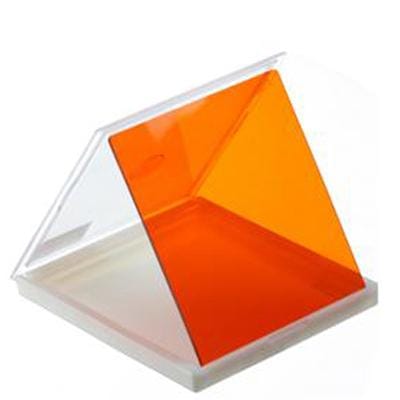 Square Orange Color Lens Filter (Orange)