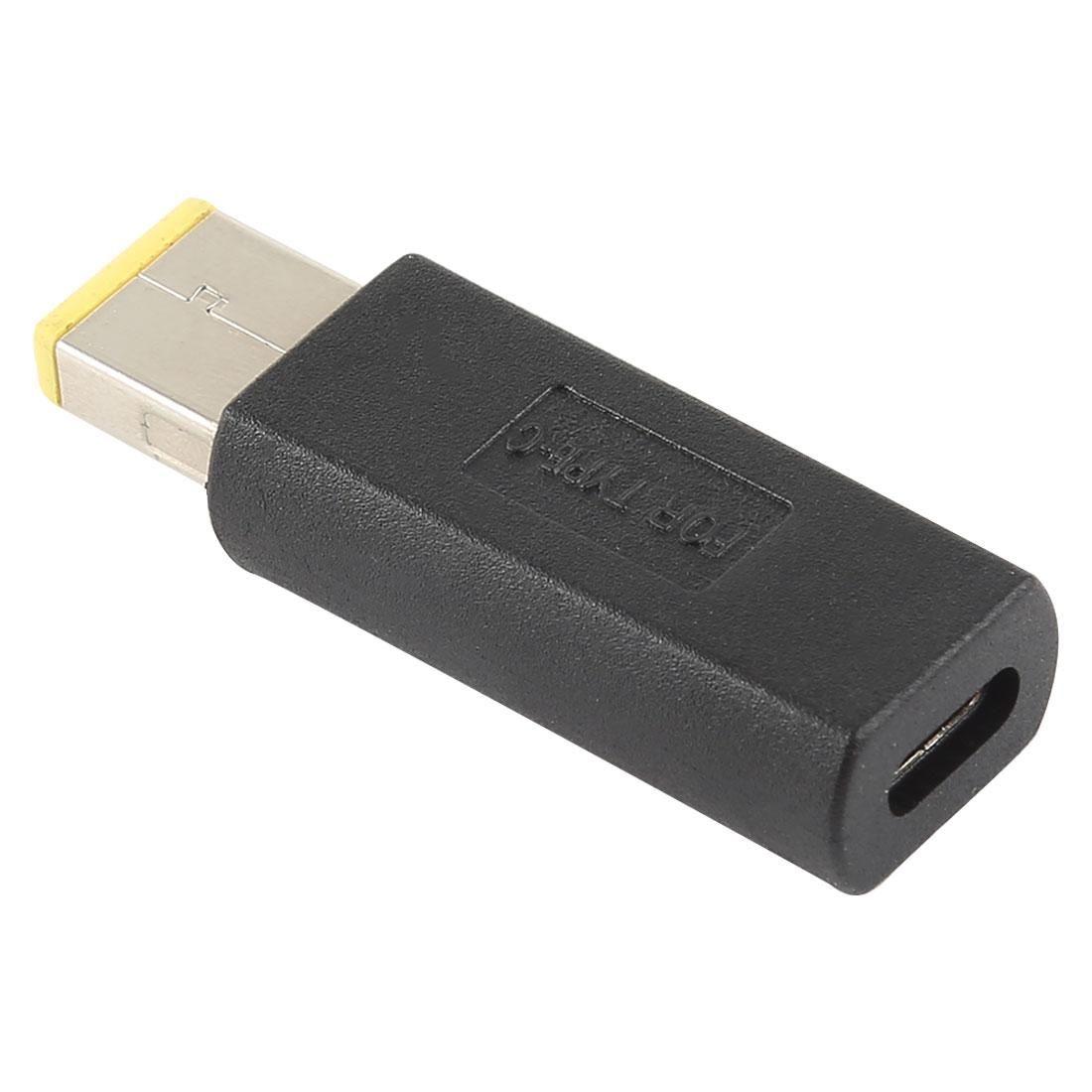 USB-C / Type-C Female to Lenovo Big Square Male Plug Adapter Connector