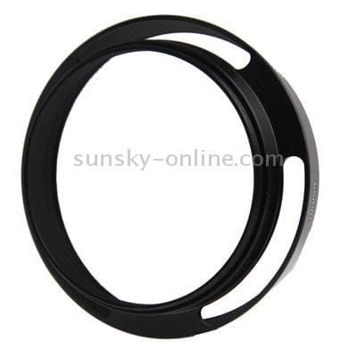 Metal Vented Lens Hood for All Leica Lens with 55mm Filter Thread (Black)