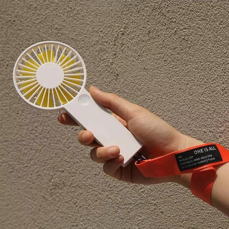 Original Xiaomi Youpin VH Yue Portable Handheld Mini Electric Fan (White)