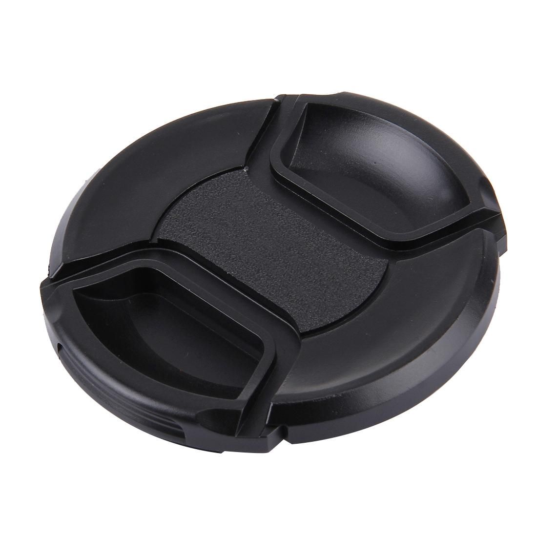 67mm Center Pinch Camera Lens Cap for Nikon (Black)