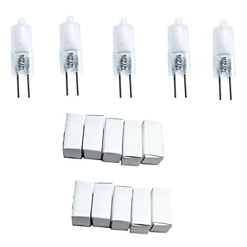 10 Piece Super Bright G4 12V 20W Tungsten Halogen Base Bulb Lamp Light