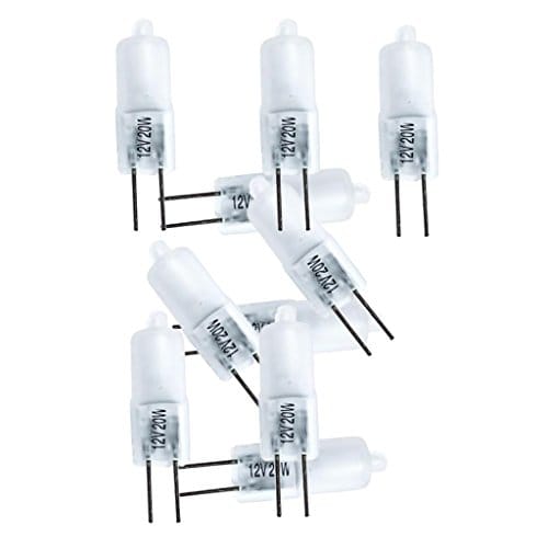 10 Piece Super Bright G4 12V 20W Tungsten Halogen Base Bulb Lamp Light