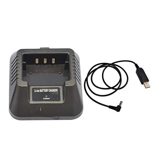 USB Charger Adapter for for Baofeng UV-5R DM-5R BF-F8+ BF-F8HP Ham Radios Walkie Talkies