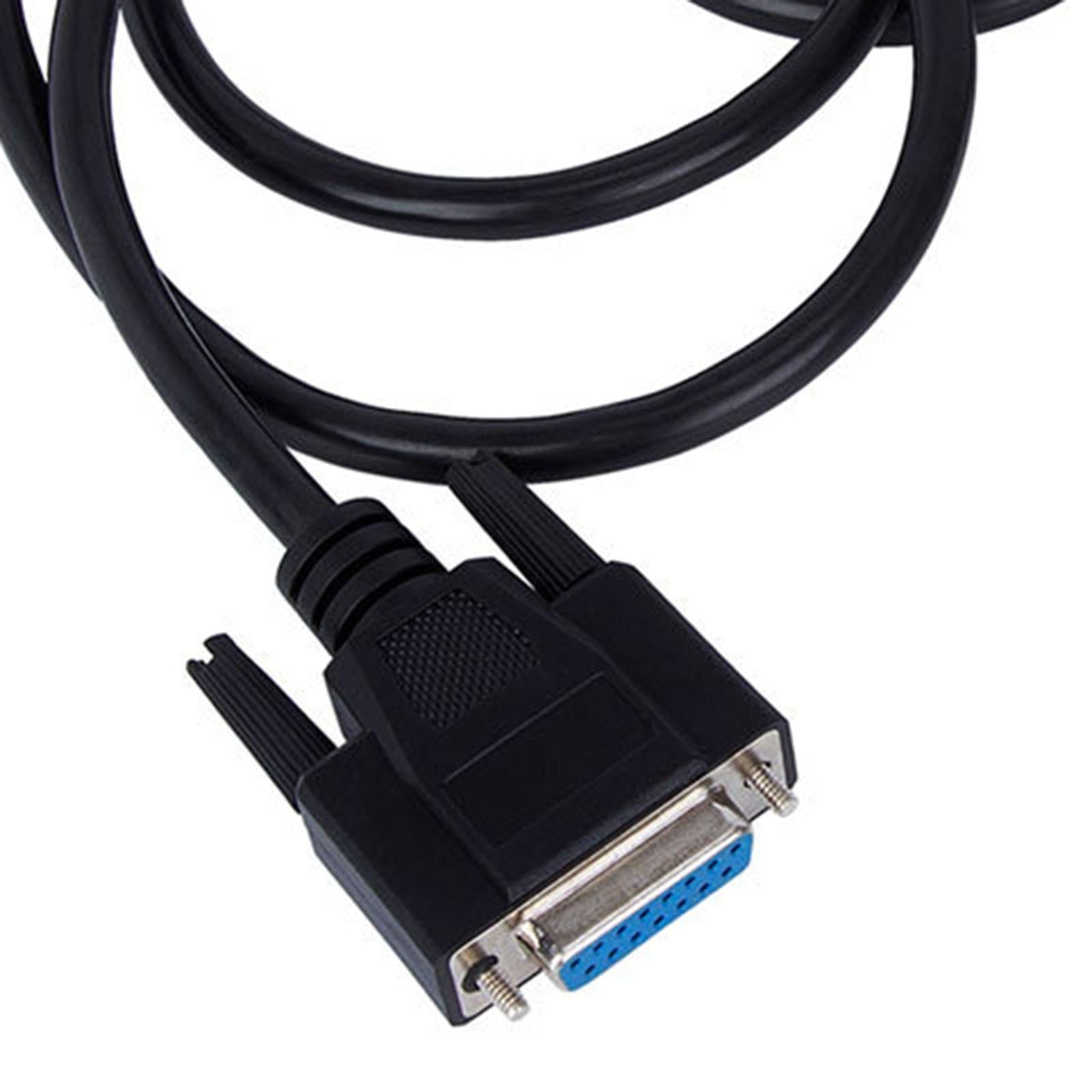 1.55M OBD II OBD2 16 Pin Male to Female Extension Cable OBD 2 to dB15Pin