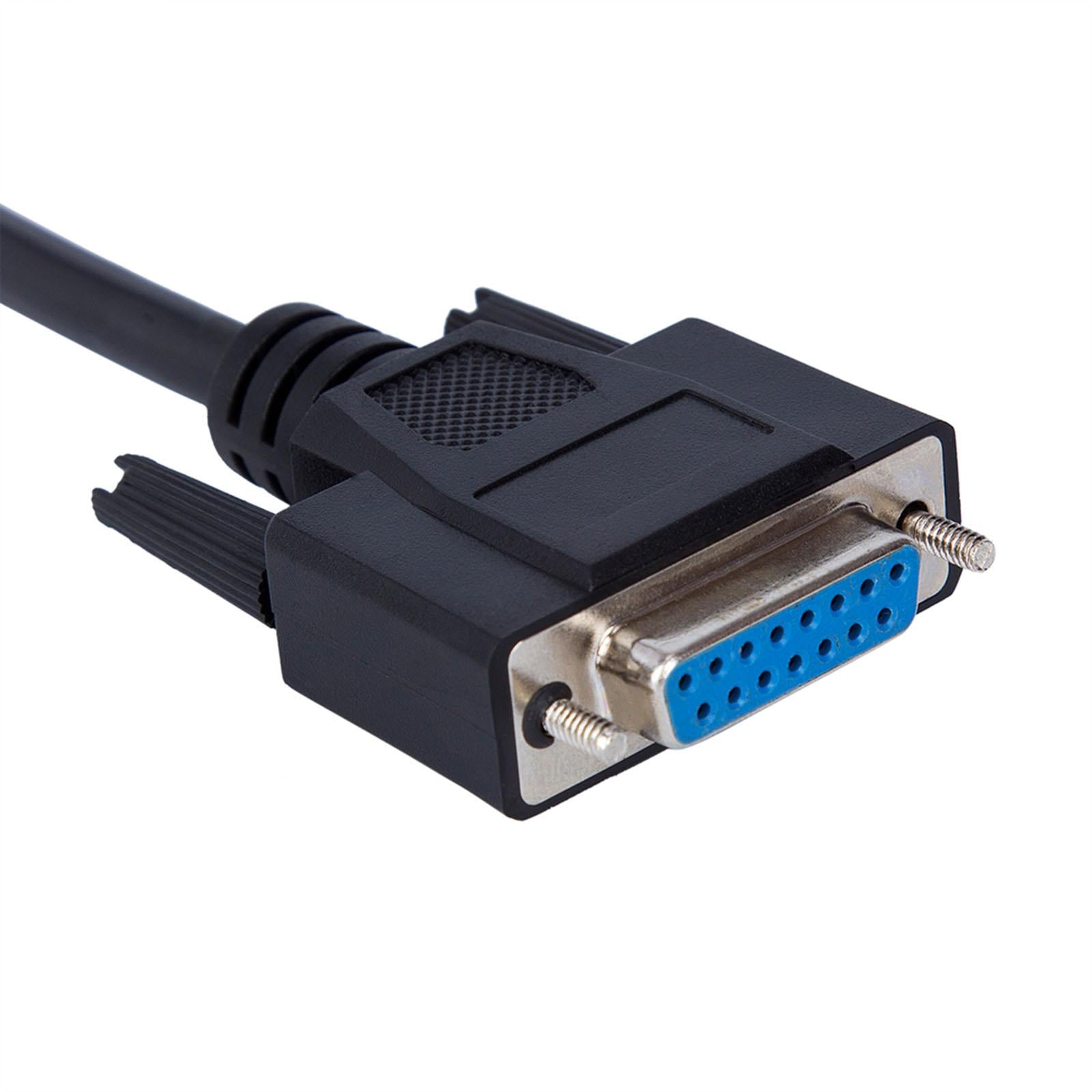 1.55M OBD II OBD2 16 Pin Male to Female Extension Cable OBD 2 to dB15Pin