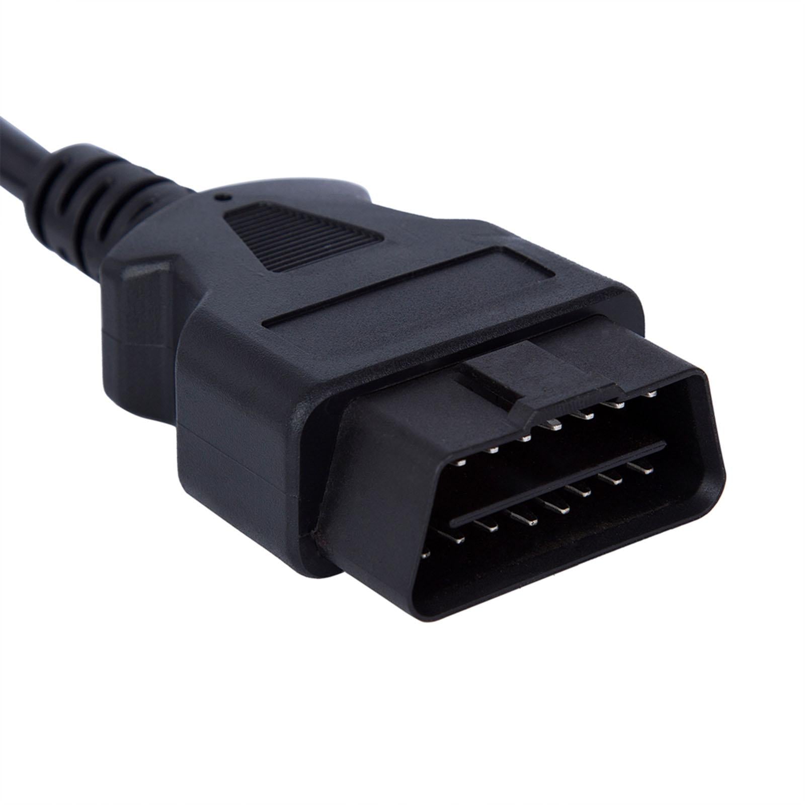 1.55M OBD II OBD2 16 Pin Male to Female Extension Cable OBD 2 to dB15Pin