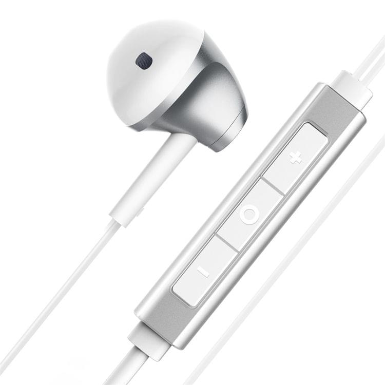 Baseus 1.3m In-Ear Digital Stereo Music Type-C Wired Control Earphone for Samsung, Google, LG, Huawei, NOKIA  or Other USB-C / Type-C Equipments(White)