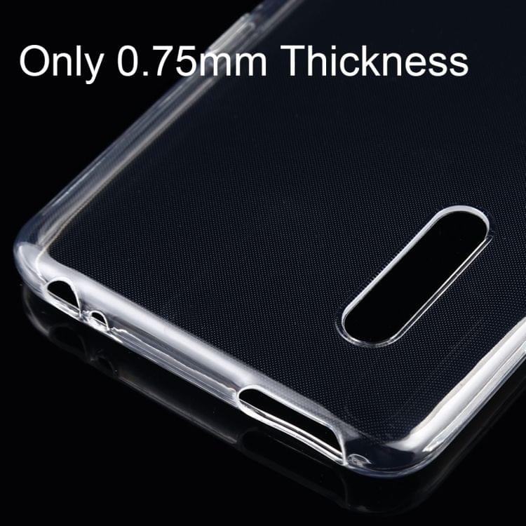 50 PCS 0.75mm Ultrathin Transparent TPU Soft Protective Case for Vivo X27