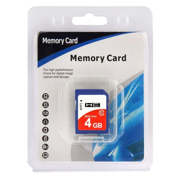 4GB High Speed Class 10 SDHC Camera Memory Card (100% Real Capacity)