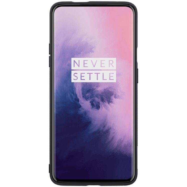 NILLKIN Anti-slip Texture PC Case for OnePlus 7 Pro (Black)