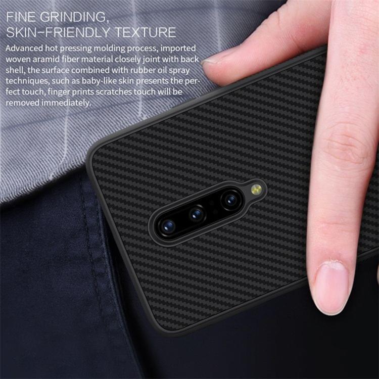 NILLKIN Anti-slip Texture PC Case for OnePlus 7 Pro (Black)