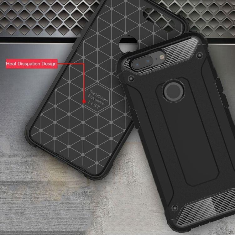 For OnePlus  5T Magic Armor TPU + PC Combination Case(Black)