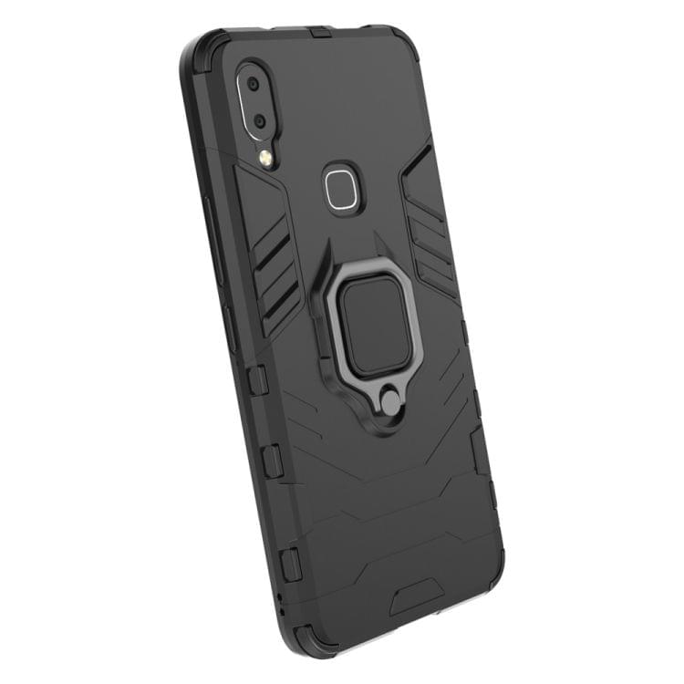 PC + TPU Shockproof Protective Case for Vivo NEX A, with Magnetic Ring Holder(Red)