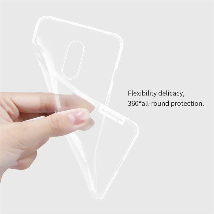 NILLKIN Nature TPU Transparent Soft Case for OnePlus 7 (Grey)