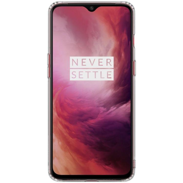 NILLKIN Nature TPU Transparent Soft Case for OnePlus 7 (Grey)