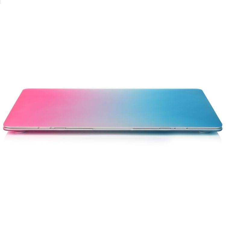 Blue and Pink Color Gradient Protective Case for MacBook Air 13.3 inch A1932 (2018)