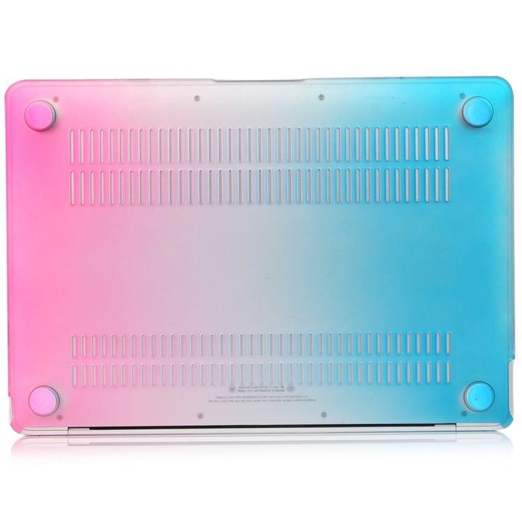 Blue and Pink Color Gradient Protective Case for MacBook Air 13.3 inch A1932 (2018)