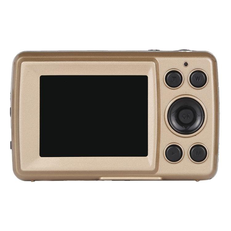 1280x720P HD 4X Digital Zoom 16.0 MP Digital Video Camera Recorder with 2.4 inch TFT Screen(Gold)