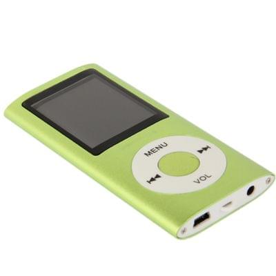 1.8 inch TFT Screen Metal MP4 Player with TF Card Slot, Support Recorder, FM Radio, E-Book and Calendar(Green)