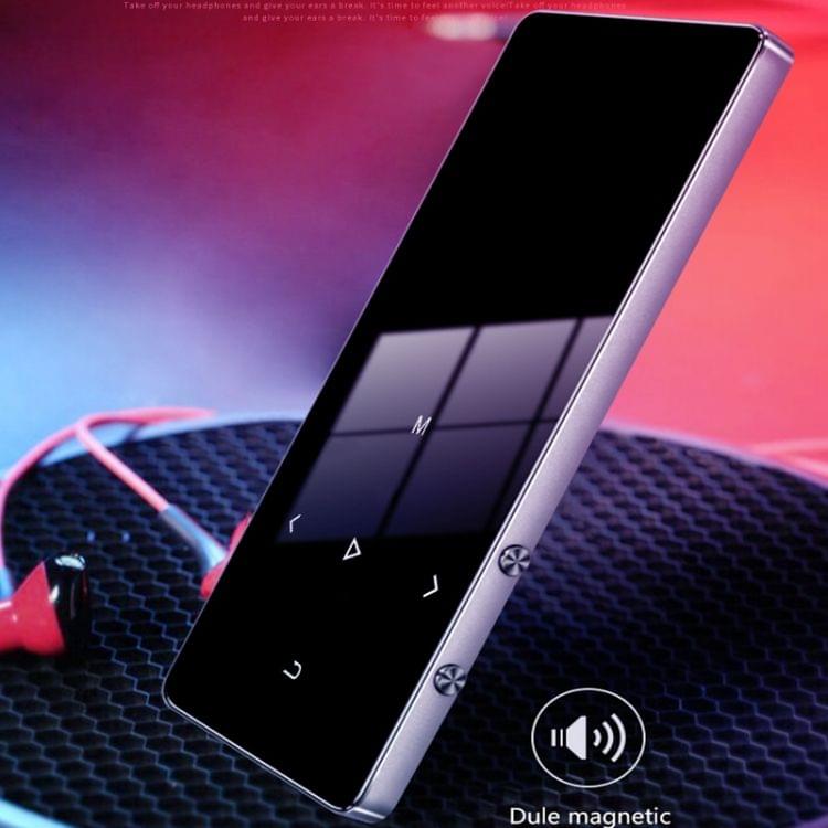 1.8 inch Touch Screen Metal Bluetooth MP3 MP4 Hifi Sound Music Player 8GB(Black)