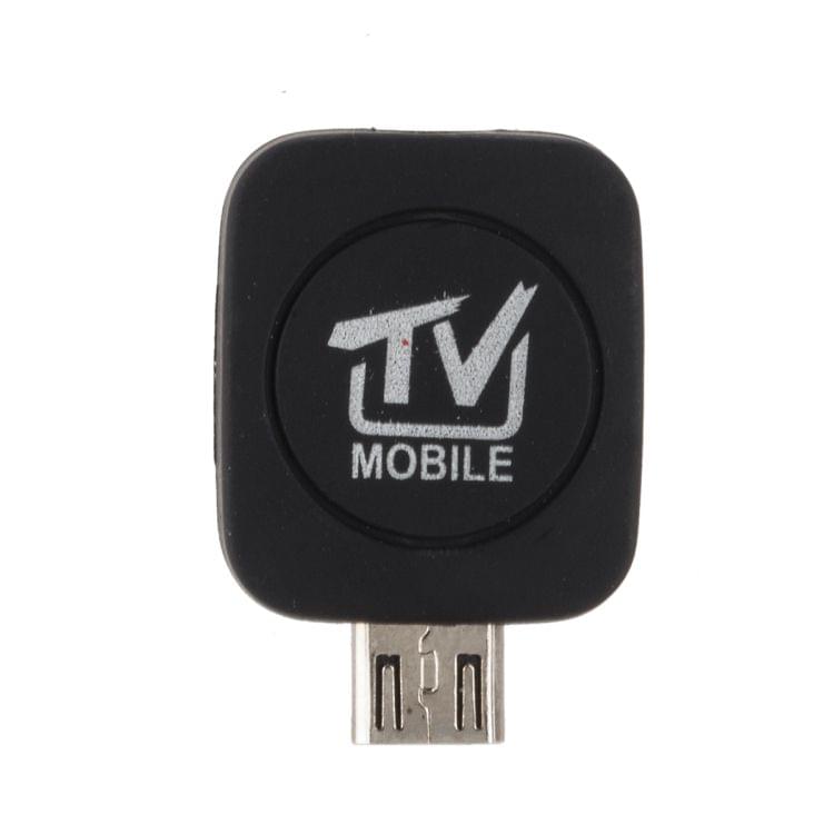 Micro USB 2.0 Mobile Watch DVB-T TV Tuner Stick for Android Phone/Pad(Black)