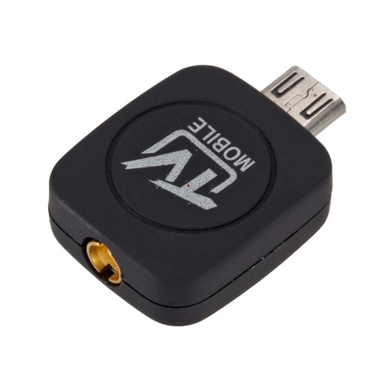 Micro USB 2.0 Mobile Watch DVB-T TV Tuner Stick for Android Phone/Pad(Black)