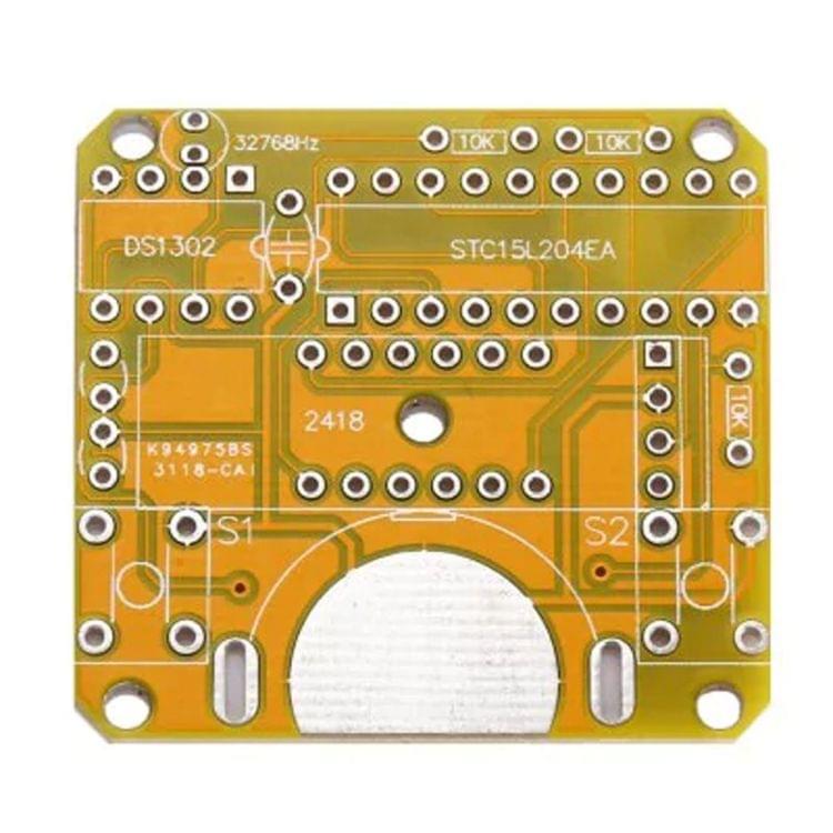 WH - 0001 DIY Digital Watch Kit 4-digit 7-segment Display / Singlechip with Nylon Loop Band