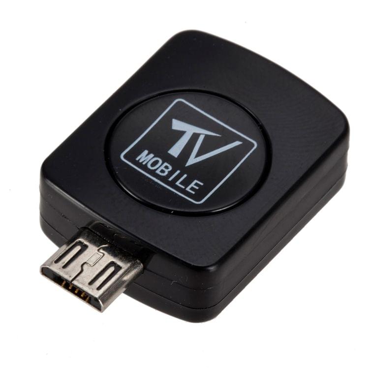 Micro USB DVB-T TV Digital Mobile Tuner Stick Receiver Dongle for Android Phone(Black)