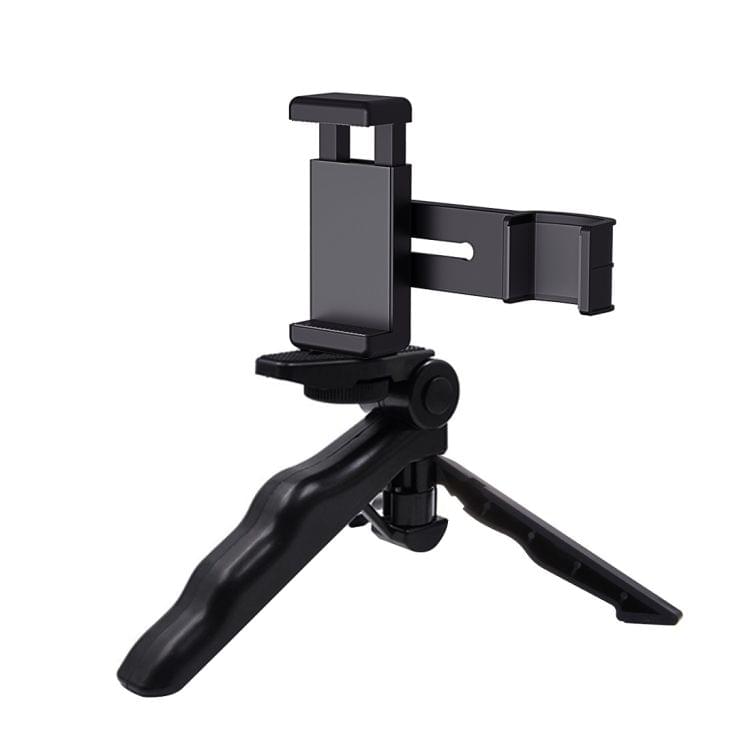 PULUZ Smartphone Fixing Clamp 1/4 inch Holder Mount Bracket + Grip Folding Tripod Mount Kits for DJI OSMO Pocket