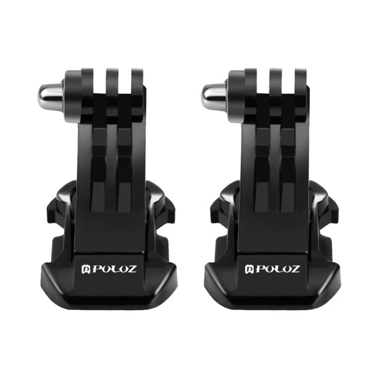 2 PCS PULUZ Black Vertical Surface J-Hook Buckle Mount Set for GoPro  NEW HERO /HERO6   /5 /5 Session /4 Session /4 /3+ /3 /2 /1, Xiaoyi and Other Action Cameras(Black)