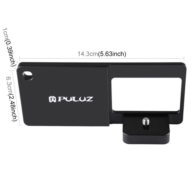 PULUZ for Sony RX0 Mobile Gimbal Switch Mount Plate(Black)