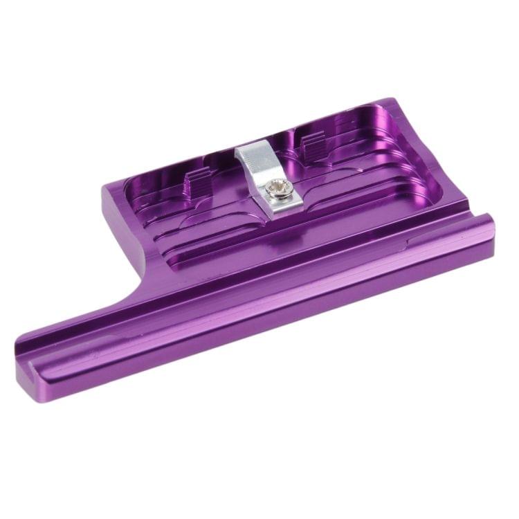 TMC CNC Aluminum Back Door Clip for Gopro HERO4 /3+(Purple)