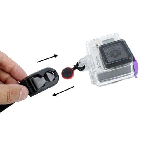 TMC CA003 Quick Release Camera Cuff Wrist Strap for GoPro  NEW HERO /HERO6   /5 /5 Session /4 Session /4 /3+ /3 /2 /1, Xiaoyi and Other Action Cameras, Max Length: 22cm(Black)