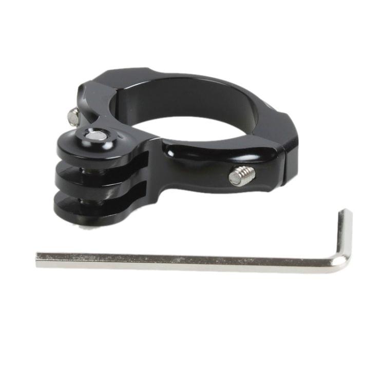 TMC Bike Aluminum Handle Bar Standard Mount for GoPro Hero 4 / 3+ / 3 / 2 / 1, Internal Diameter: 31.8mm(Black)