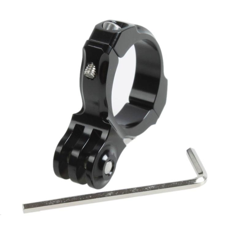 TMC Bike Aluminum Handle Bar Standard Mount for GoPro Hero 4 / 3+ / 3 / 2 / 1, Internal Diameter: 31.8mm(Black)