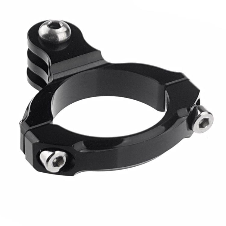 TMC Bike Aluminum Handle Bar Standard Mount for GoPro Hero 4 / 3+ / 3 / 2 / 1, Internal Diameter: 31.8mm(Black)