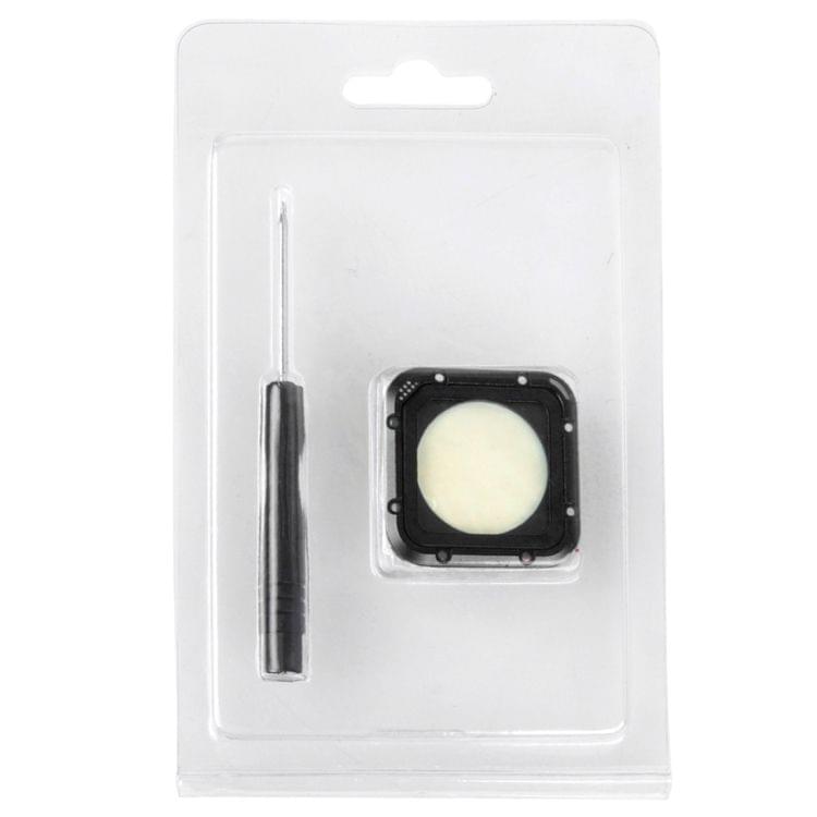 Aluminum Frame Lens Replacement Kit for GoPro HERO 4 Session(Black)