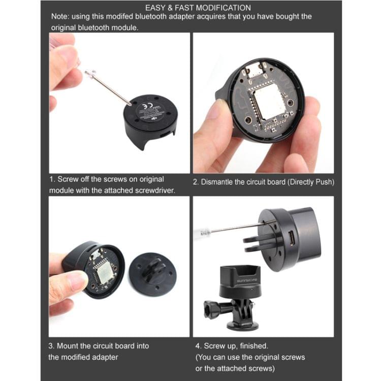 Sunnylife OP-DZ9223 Bluetooth Module Conversion Base for DJI OSMO Pocket