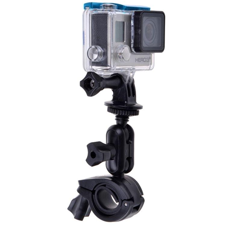 360 Degrees Rotation Bicycle Motorcycle Holder Handlebar Mount with Screw & Tripod Adapter for GoPro  NEW HERO /HERO6   /5 /5 Session /4 Session /4 /3+ /3 /2 /1, Xiaoyi and Other Action Cameras