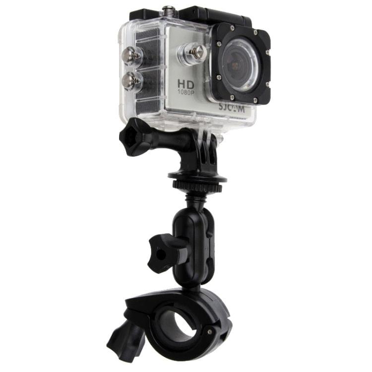 360 Degrees Rotation Bicycle Motorcycle Holder Handlebar Mount with Screw & Tripod Adapter for GoPro  NEW HERO /HERO6   /5 /5 Session /4 Session /4 /3+ /3 /2 /1, Xiaoyi and Other Action Cameras