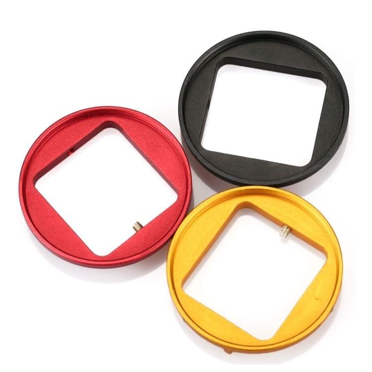 52mm UV Lens Filter Adapter Ring for GoPro HERO 4 / 3+ Rig Cage Case Mount(Black)