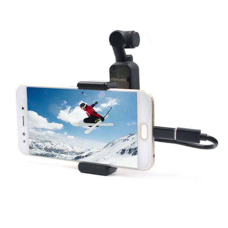 STARTRC ABS Handheld Mobile Phone Clip Holder Expansion Accessories with Android USB Data Cable for DJI OSMO Pocket