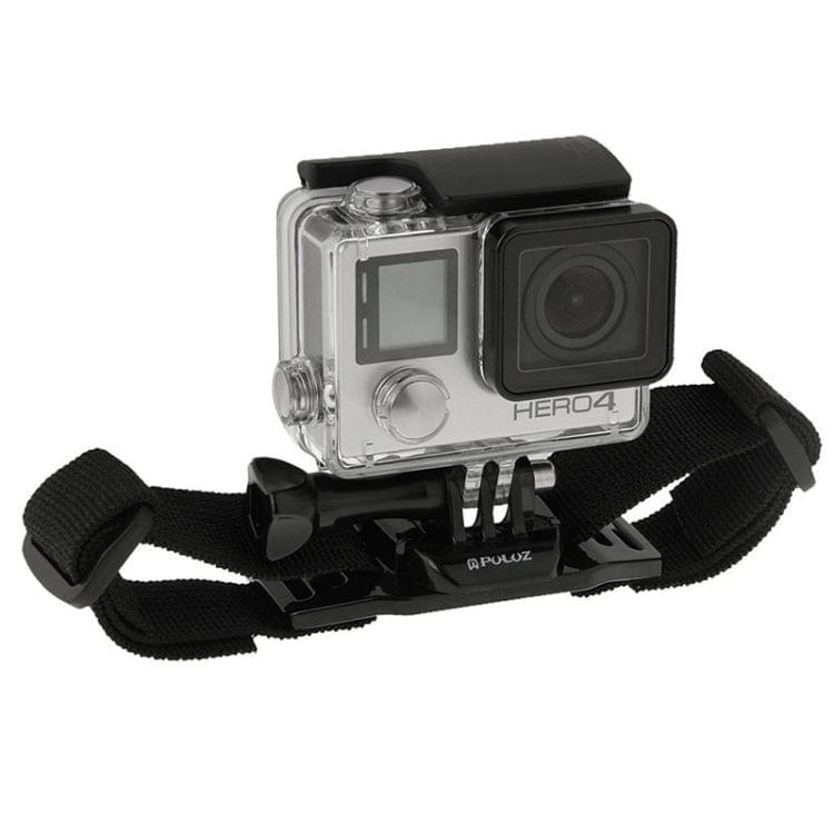 PULUZ Adjustable Helmet Strap Mount for GoPro  NEW HERO /HERO6   /5 /5 Session /4 Session /4 /3+ /3 /2 /1, Xiaoyi and Other Action Cameras